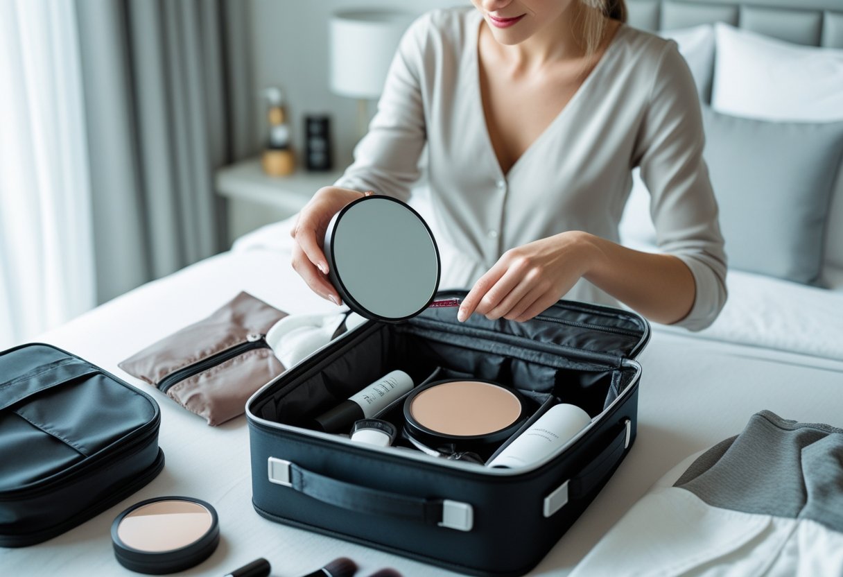 Saadan pakker du smart til rejsen med et makeup spejl til rejsen